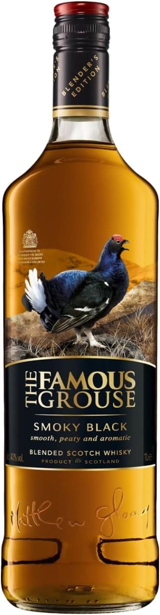 The Famous Grouse Smoky Black Blended Scotch Whisky 70 cl for £12.70 at Amazon