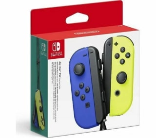 Nintendo Switch Joy-Con Blue/Yellow £39 with Code – Box Damage (Currys Clearance)