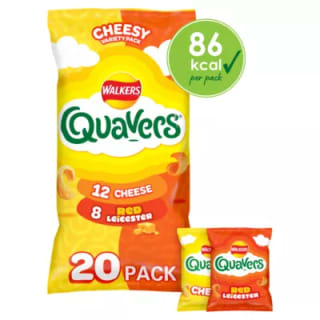 Walkers Quavers Cheese Multipack Crisps – 77p Asda Deal