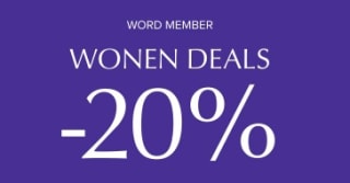 20% korting op geselecteerde woonassortiment voor Bijenkorf members