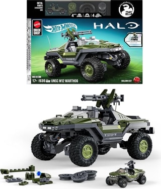 Mattel Brick Shop Hot Wheels Halo UNSC M12 Warthog por $1,780.41 en Amazon