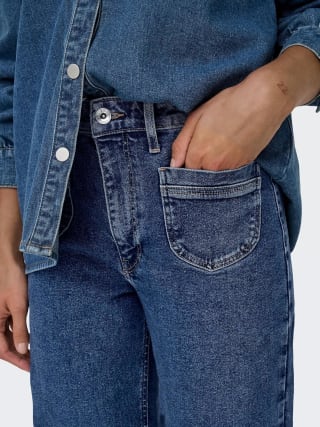 ONLY Onljuicy Life Hw Wide Pocket DNM 521noos jeans voor €20,94 bij Amazon