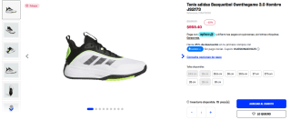 Tenis Adidas Basquetbol Ownthegame 3.0 JS2173 por $959 | Martí