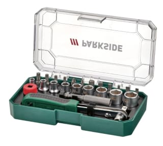 Parkside Juego de trinquete o Kit de reparación de teléfonos inteligentes por 3.99€