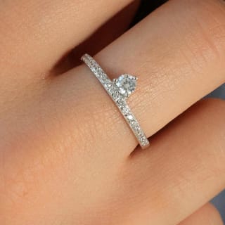 Bague argent 925 et zirconias pour 29,30€ chez MATY