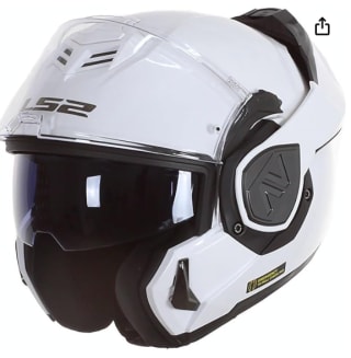 LS2, ADVANT Solid Modular Motorcycle Helmet White, M à 175,56€