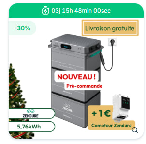 Pack Batterie Zendure Solarflow 800 Plus à 1.917€