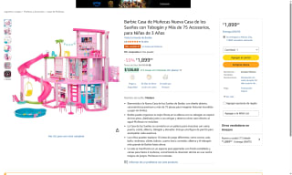 Barbie Casa de los Sueños con Tobogán por $1,899 | Amazon