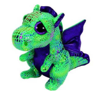 Peluche Beanie Boos Dragón Cinder (15 cm) Cumpleaños 2 de octubre 6.99€