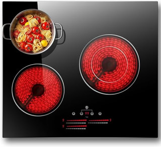 NOXTON Placa vitrocerámica 4 Fuegos 60cm por 99,99€