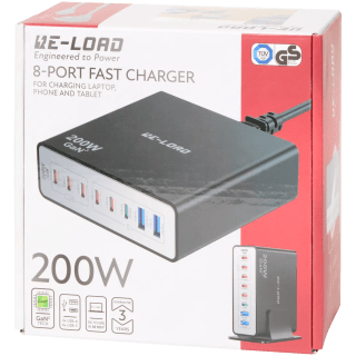 Re-load oplaadstation 200 watt (8-poorts) voor €19,99 bij Action