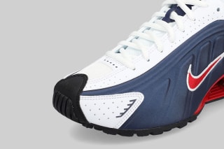 Nike Shox R4 (GS) 'Midnight Navy and Gym Red' por $1,299.50 en Lust México