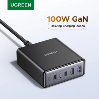 UGREEN 100W 65W GaN cargador 6 en 1 por $359 en AliExpress
