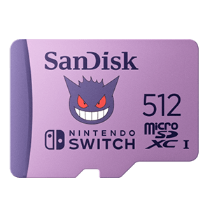 SanDisk microSDXC 512GB Pokémon Gengar por 74,99€ en GAME