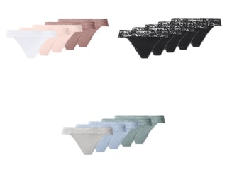 Lot de 5 strings à dentelle femme à 7,99€