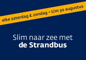 Gratis met Strandbus naar kust van Zandvoort of Bloemendaal vanaf EXPO in Vijfhuizen