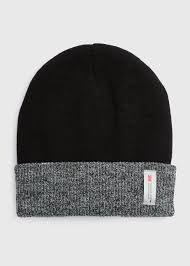 Thinsulate Black & Grey Beanie 99p Click & Collect