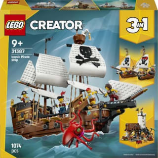 LEGO Creator 3-en-1 Bateau pirate mythique 31387 à 59,99€ chez Amazon