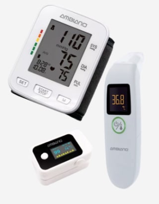AMBIANO Bloeddruk-, pulsoxi- of thermometer voor €12,99 bij de Aldi