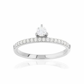 Bague argent 925 et zirconias pour 29,30€ chez MATY