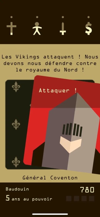 Reigns pour 0,99€ chez Apple