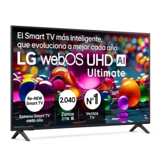 TV LED 55" LG 55UA75006LA, UHD 4K, Procesador Inteligente α7 AI por 299€
