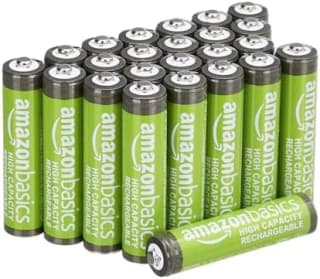 Amazon Basics - Paquete de 24 baterías NiMH AAA 850 mAh por $324.90 en Amazon