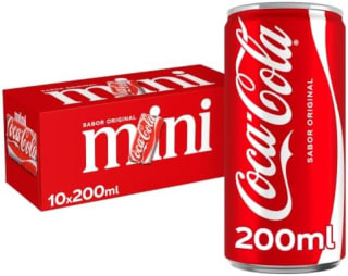 Coca-Cola Sabor Original (Pack 10 mini latas, 200 ml) + 2.73€ recompensa por 6,20€