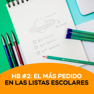BIC Lápiz de Grafito Evolution HB #2 (8 Piezas + 1 Gratis) por $18 en Amazon