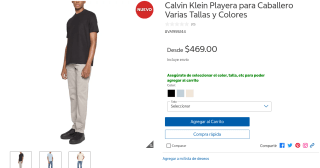 Playera Calvin Klein por $346 | Oferta Costco