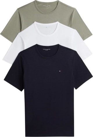 Tommy Hilfiger — Lot de 3 T‑Shirts Homme pour 33,15€ chez Amazon