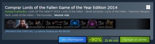 Lords of the Fallen Game of the Year Edition 2014 por $35 | Steam