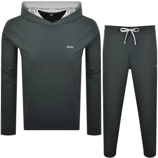 BOSS Mix And Match Hooded Tracksuit Khaki, L - XXL