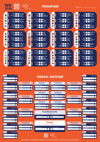 Gratis WK poster