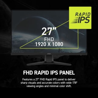 Monitor MSI Gamer 27" MAG 272F por $1,926 en Amazon