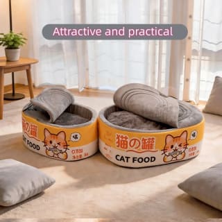 Cama para gatos con forma de caja ovalada por $206 en AliExpress