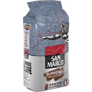 SAN MARCO Café en Grains Supremo Intensité 8 (1 kg) pour 21,99€