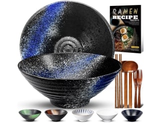 Juego de 2 Tazones de Cerámica para Ramen por 19,99€