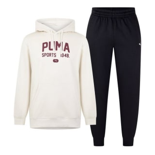 Puma Men's Graphic Hooded Fleece Tracksuit pour 23€ chez Sports Direct
