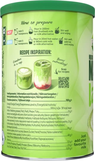 Pickwick Matcha latte mix (240 g, 6 stuks) voor €31,46 bij Bol