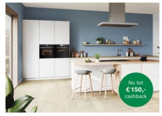 Tot €150 cashback op geselecteerde Bosch inductiekookplaten en ovens
