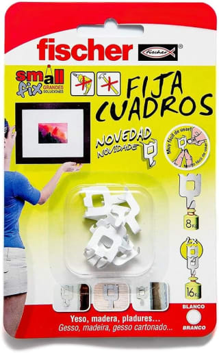 fischer Fija Cuadros (8 uds) por 2,99€ en Amazon