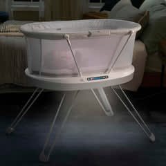 Fisher-Price Luminate Bassinet GXL76 Cuna Moisés con Detección de Sonido, 69.99€