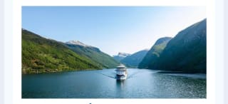 Crucero Fiordos verano Últimos Camarotes desde 1040€.