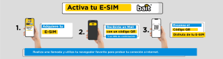 eSIM Bait 30 días (Internet ilimitado) por $169 en Bait