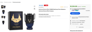 Invictus Victory Elixir 100ml por $1,334 | Oferta Walmart