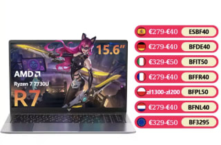 ACEMAGIC Portátil AMD Ryzen 7 7730U Windows 156" IPS 16 GB DDR4 512 GB NVMe SSD