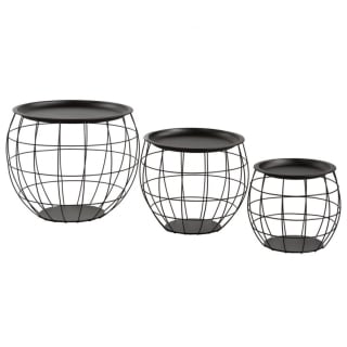 Kit 3 Mesitas de Centro Redondas Baloon Thinia Home por 17.98€