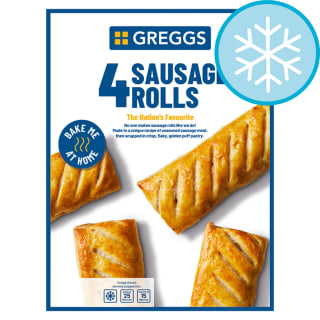 Greggs 4 Sausage Rolls 427g for £2.65 at Tesco