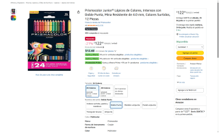 Lápices Prismacolor Junior 24 Colores por $123 | Oferta Amazon